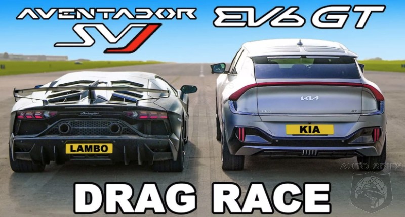 WATCH: Kia's EV6 GT Is Stupid Fast But Can It Challenge A Lamborghini Aventador?
